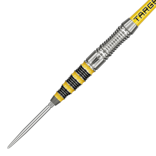Freccette in acciaio Target Buzz 03 Swiss Points Zu sehen sind die Target Buzz 03 Swiss Points Steeldarts. Sie eignen sich ideal für ambitionierte Dartspieler.