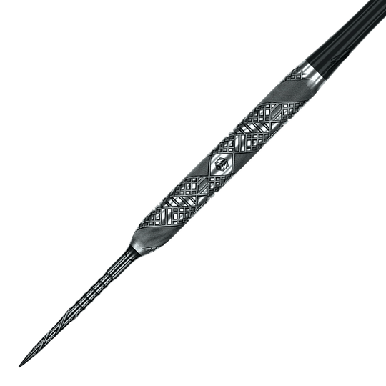 Freccette in acciaio Caliburn Halo H3 - 21,5 g Caliburn Halo H3 Steeldarts - 21,5g wird gezeigt. Es handelt sich um Steeldarts mit einem Gewicht von 21,5 Gramm.