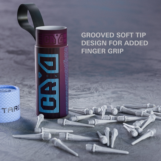 Target Cryo Soft Dart Tips Confezione da 30 - Bianco Abgebildet ist der Target Cryo Softdartspitzen 30er Pack in Weiß. Die Softdartspitzen sind für elektronische Dartscheiben geeignet.