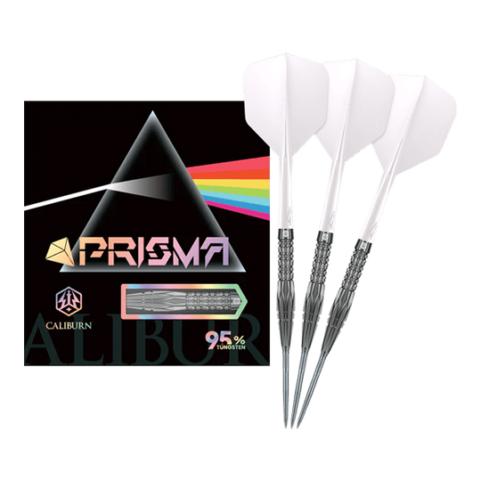 Freccette in acciaio Caliburn Prisma P1 - 19,5 g Caliburn Prisma Steeldarts - 19,5g. Dieses Produkt ist ideal für Dartspieler, die Wert auf Qualität legen.