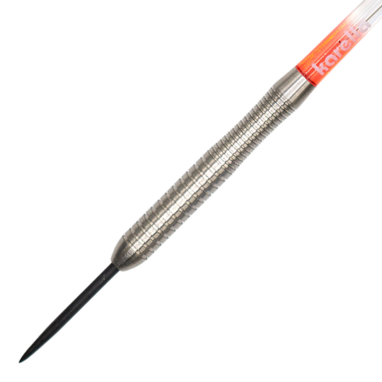 Freccette in acciaio Karella Comic Line CL-2 - 23 g Dieses Bild präsentiert die Karella Comic Line CL-2 Steeldarts mit 23g Gewicht. Ideal für alle, die Wert auf professionelle Steeldarts legen.