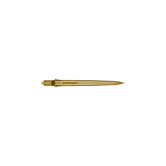 Punte per freccette Caliburn EZ-EVO - Lisce - Oro Abgebildet sind goldene Dartspitzen mit einer Länge von 28mm. Sie gehören wahrscheinlich zur Serie Caliburn EZ-EVO Smooth.