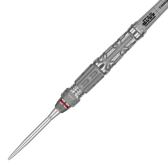 Dardi in acciaio Swiss Point a punta, bersaglio Star Wars AT-AT Abgebildet ist das Produkt Target Star Wars AT-AT Swiss Point Steeldarts. Das Bild zeigt die Details dieses speziellen Dartpfeils.