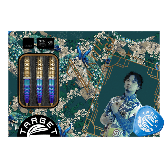 Target Japan Prime Series Zenith GEN2 Swiss Point Steel Darts - 23 g Gezeigt wird das Produkt Target Japan Prime Series Zenith GEN2 Swiss Point Steeldarts - 23g. Es handelt sich um hochwertige Steeldarts für das Dartspiel.