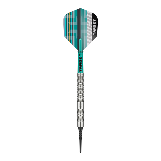Target Hydro 12 freccette morbide Abgebildet sind die Target Hydro 12 Softdarts. Sie zeichnen sich durch ihr modernes Design aus.