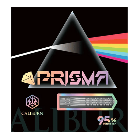 Freccette in acciaio Caliburn Prisma P2 - 20,5 g Abgebildet sind die Caliburn Prisma P2 Steeldarts mit 20,5g Gewicht. Die Darts sind für den Steeldart-Sport konzipiert.