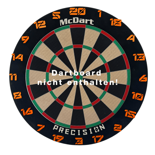 Anelli numerici per freccette McDart / Anello numerico Cyber Abgebildet ist ein Produkt mit dem Namen Cyber Orange Board. Das Bild zeigt keine weiteren spezifischen Details zum Produkt.