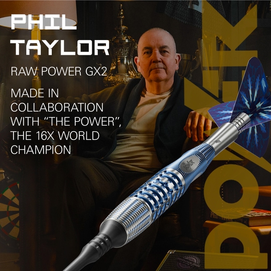 Freccette morbide Target Phil Taylor Gx2 Dieses Bild zeigt die Target Phil Taylor Gx2 Softdarts. Die Darts sind für das Softdart-Spiel geeignet.