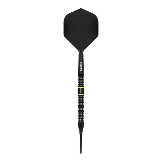 Freccette morbide parallele Red Dragon Ascend - 20 g Das Bild zeigt Red Dragon Ascend Parallel Softdarts mit einem Gewicht von 20g. Diese Darts sind speziell für Softdartspiele konzipiert.