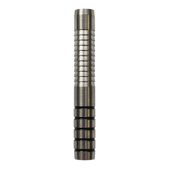 Freccette morbide McDart Ringed Shark - 18 g McDart Ringed Shark Softdart Barrels - 18g sind auf diesem Bild abgebildet. Es handelt sich um Dartbarrels in Ringform für Softdarts.