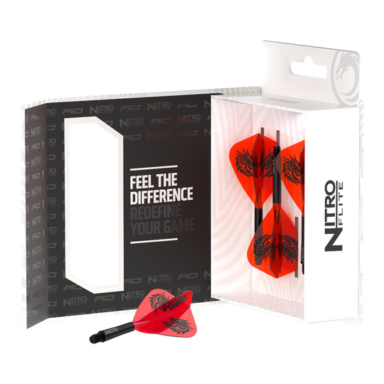 Red Dragon Nitro Flite - Voli con aquilone di Jonny Clayton Abgebildet sind Red Dragon Nitro Flite - Jonny Clayton Kite Flights. Diese Dart-Flights sind für Fans und Spieler im Jonny Clayton Stil gestaltet.