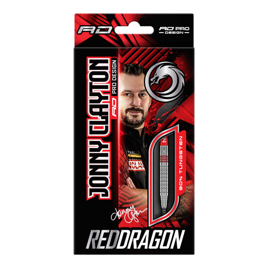 Red Dragon Jonny Clayton Original 2 freccette in acciaio Zu sehen sind die Red Dragon Jonny Clayton Original 2 Steeldarts. Diese Darts wurden speziell für Jonny Clayton entworfen.