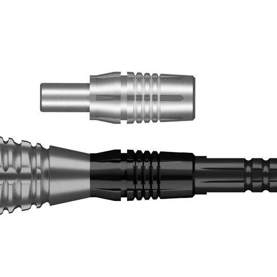 Adattatore a punta filettata corta Das Bild zeigt einen Shot Threadhead Point Adapter. Dieses Produkt ist für Dartspitzen geeignet.
