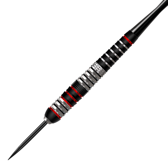 Freccette in acciaio e ottone Ryan Searle Heavy Metal Harrows Hier siehst du die Harrows Heavy Metal Ryan Searle Brass Steeldarts. Die Steeldarts sind speziell für Präzision und Langlebigkeit entworfen.