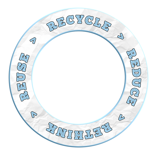 McDart Ricicla Riduci Ripensa Riutilizza Bersaglio per freccette Abgebildet ist das ‚MSF-C9 McDart Recycle Reuse Reduce Rethink Surround Himmelblau‘ Produkt. Die Dart-Surround präsentiert sich in einem hellblauen Design.