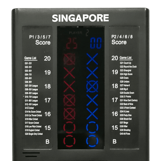 Contatore di freccette XQMax Singapore