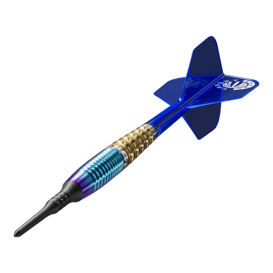 Target Japan Prime Series Zenith GEN2 Freccette morbide - 20 g Target Japan Prime Series Zenith GEN2 Softdarts - 20g. Auf dem Foto ist ein eleganter Softdartpfeil zu sehen.