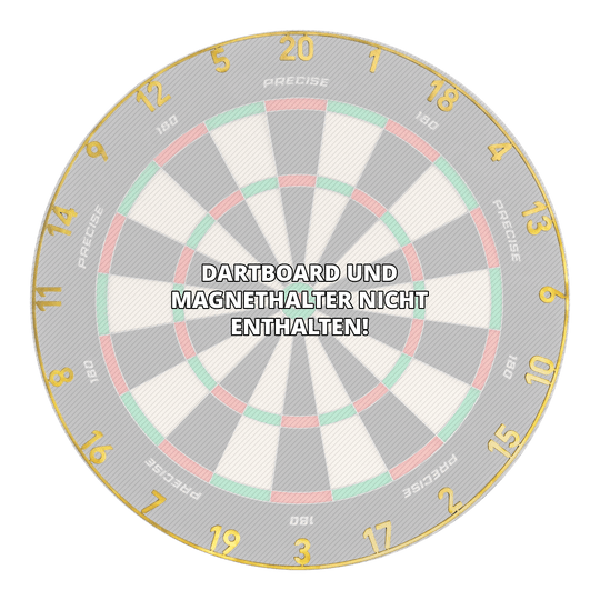 Anello con numero laser tagliato Precise 180 OnePiece Das Bild zeigt ein Produkt mit dem Dateinamen ONE1041_Precise_180_OnePiece_Lasercut_Zahlenring_Gold_3. Es handelt sich vermutlich um einen goldenen Zahlenring für Dartboards.