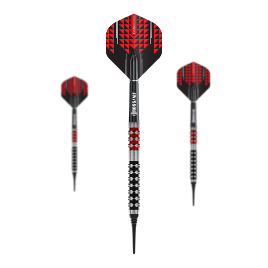 Freccette morbide Red Dragon Crossfire - 20g