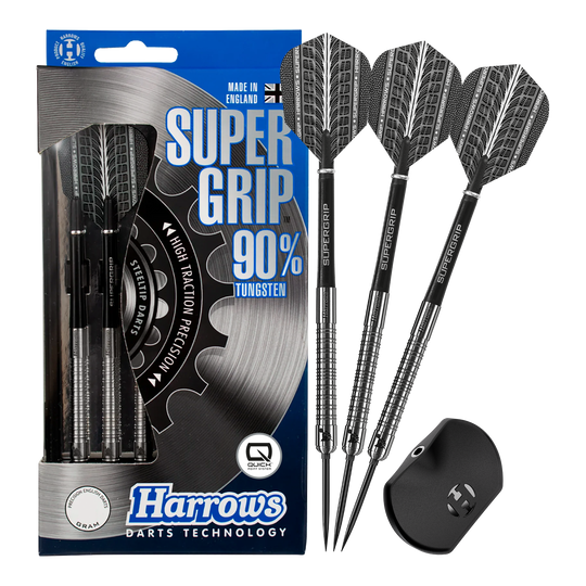 Freccette in acciaio Harrows Supergrip 90 Quick Point