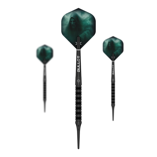 Bullet Shadow Softdarts - 20 g Abgebildet ist das Set Bullet Shadow Softdarts - 20g. Die Pfeile sind hochwertig verarbeitet und ideal für das Softdartspiel.