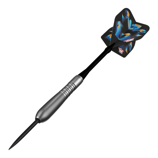Bulls NL Chaos Blue Steel Darts - 23 g Abgebildet sind die Bulls NL Chaos Blue Steeldarts mit einem Gewicht von 23 Gramm. Die blauen Steeldarts sind speziell für Präzision und Kontrolle entworfen.