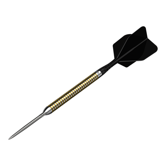 Freccette in acciaio Mission Mike De Decker V2 R2.5 Abgebildet ist das Produkt Mission Mike De Decker V2 R2.5 Steeldarts. Es handelt sich um Darts für das Steeldart-Spiel.