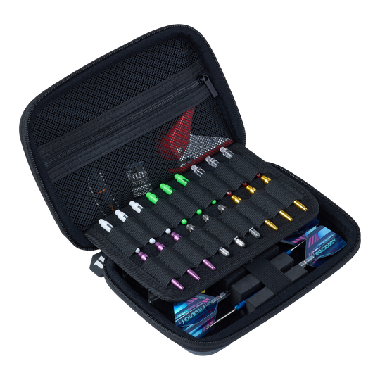 Custodia per freccette Unicorn Vanguard Medium - Grigio Zu sehen ist das Unicorn Vanguard Medium Dartcase in Grau. Es sorgt für eine sichere Aufbewahrung von Darts und Zubehör.