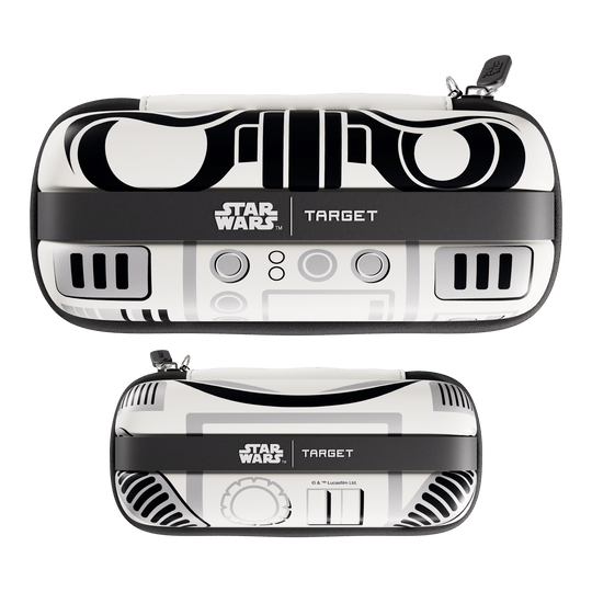 Portafreccette Target Star Wars Boa - Stormtrooper Hier ist das Target Star Wars Boa Dartcase mit Stormtrooper Design zu sehen. Die Darttasche eignet sich ideal für den Transport von Darts und Zubehör.