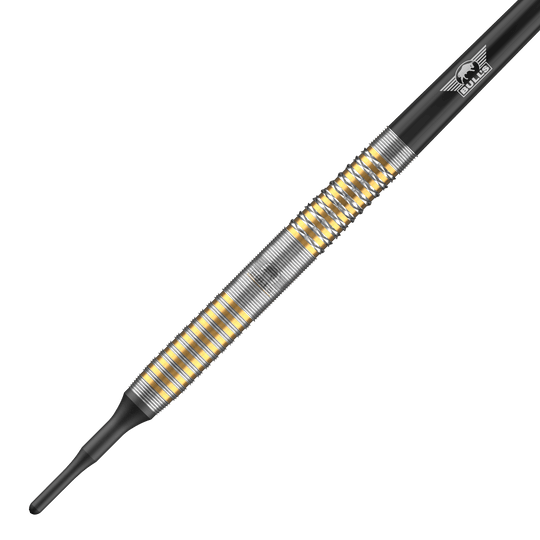 Freccette morbide Bulls NL Vintage Ghost - 20 g Auf dem Bild sind die Bulls NL Vintago Ghost Softdarts - 20g zu sehen. Diese Darts zeichnen sich durch ihr elegantes Design aus.