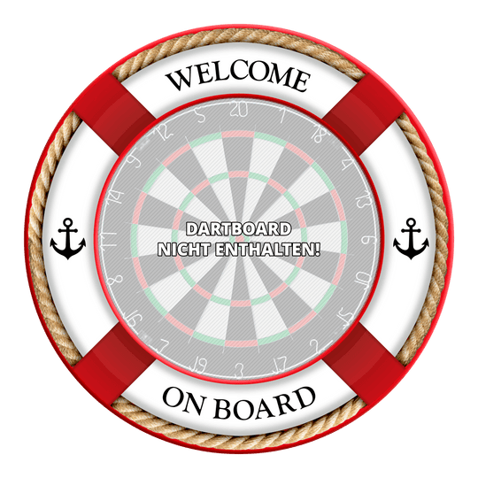 Zu sehen ist das Produkt MSF-G2 McDart OnBoard Dartboard Surround Rot. Es handelt sich vermutlich um einen roten Dartboard-Surround von McDart.