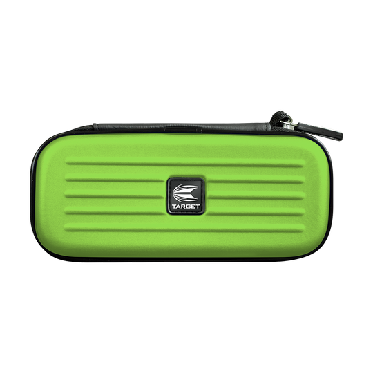 125827_Target_Takoma_Dartwallet_Gr-n_1 Target Takoma Dartwallet ist abgebildet. Die Darts-Tasche wird als kompaktes Produkt dargestellt.