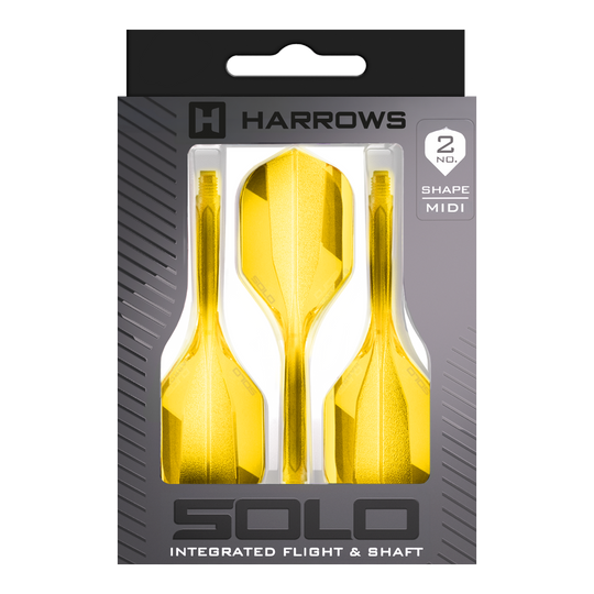 Harrows Solo No2 Flight-Shaft-System - Gelb Harrows Solo No2 Flight-Shaft-System - Gelb
