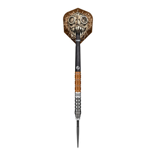 Freccette in acciaio Shot Gnarly Gnasha Turbo Point - 23 g Hier sieht man den Shot Gnarly Gnasha Turbo Point Steeldart mit 23g aus einer anderen Perspektive. Das Produkt überzeugt durch seine hochwertige Verarbeitung.