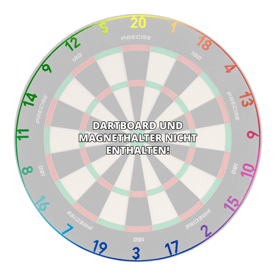Anello con numero laser tagliato Precise 180 OnePiece Hier ist ein weiteres Bild eines Dart-Zubehörs. Dies ist ebenfalls ein OnePiece Lasercut Zahlenring Spectrum.