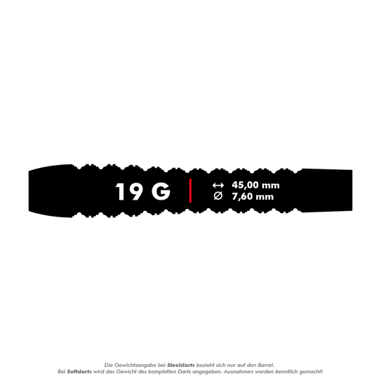 Freccette morbide Mission Spiro modello 2 - 19g