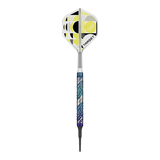 Freccette morbide Target Luke Littler Edge - 19 g Das Bild zeigt die Target Luke Littler Edge Softdarts - 19g. Diese Softdarts sind für präzises und professionelles Dartspiel konzipiert.