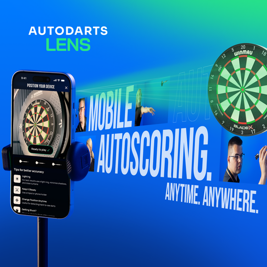 Pacchetto che include supporto per dispositivi Winmau e abbonamento di 12 mesi.