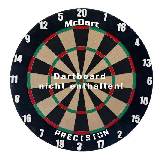 Anelli numerati per freccette McDart / Anello numerato classico Das Classic Weiß Board ist auf diesem Bild abgebildet. Es hat eine schlichte, weiße Oberfläche.