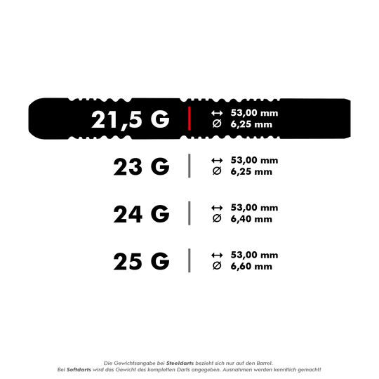 Winmau Michael Van Gerwen Freccette d&#39;acciaio esatte