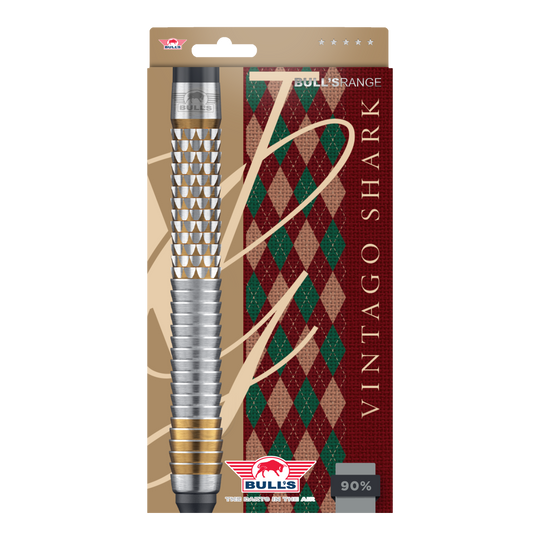 Freccette morbide Bulls NL Vintage Shark - 18 g Hier sieht man die Bulls NL Vintago Shark Softdarts - 18g. Sie sind ideal für Softdartspieler geeignet.