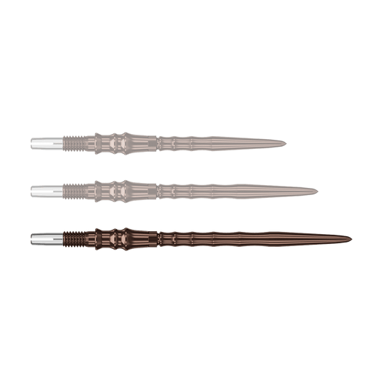 Target Japan Premium Swiss Point Steldart Tips - Silice Hier ist eine einzelne Steeldartspitze Silica mit 40mm Länge abgebildet. Die Spitze ist Teil der Target Japan Premium SwissPoint Serie.