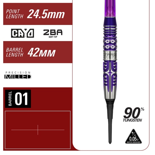 Target Japan Endeavor Kasumi Sato GEN3 Freccette morbide - 19 g Abgebildet ist das Produkt Target Japan Endeavour Kasumi Sato GEN3 Softdarts - 19g. Die Darts sind für professionelle Spieler und Sammler geeignet.