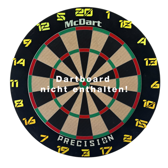 Anelli numerici per freccette McDart / Anello numerico Cyber Dieses Bild heißt 'Cyber Gelb Board'. Vermutlich ist ein Board oder eine Platte in der Farbe Gelb abgebildet.