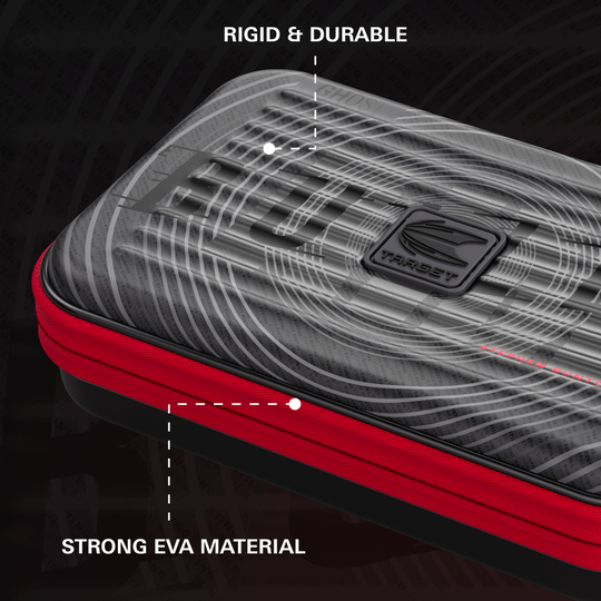Custodia per freccette Stephen Bunting della serie Ghost Takoma XL Das Foto zeigt das Takoma XL Ghost Series Stephen Bunting Dartcase. Es handelt sich um eine praktische und stabile Darttasche für Fans von Stephen Bunting.