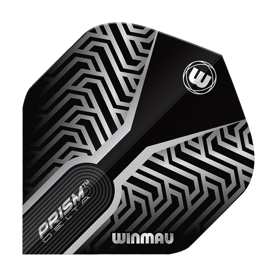 Voli standard Winmau Prism Delta Silver n. 2 Das Bild zeigt die Winmau Prism Delta Silver No2 Standard Flights. Diese Flights sind für den Einsatz an Dartpfeilen geeignet.