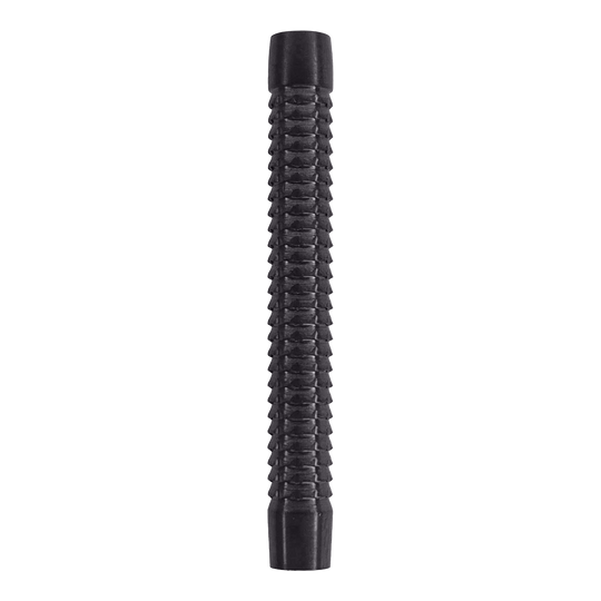 Canne per freccette morbide McDart Phantom Das Bild zeigt ein schwarzes Softdart-Barrel der Marke McDart Phantom. Das Barrel hat eine geriffelte Oberfläche für besseren Halt.