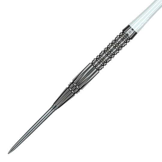 Freccette in acciaio Caliburn Prisma P2 - 20,5 g Die Abbildung zeigt die Caliburn Prisma P2 Steeldarts mit einem Gewicht von 20,5g. Das Produkt eignet sich ideal für Steeldartspieler.