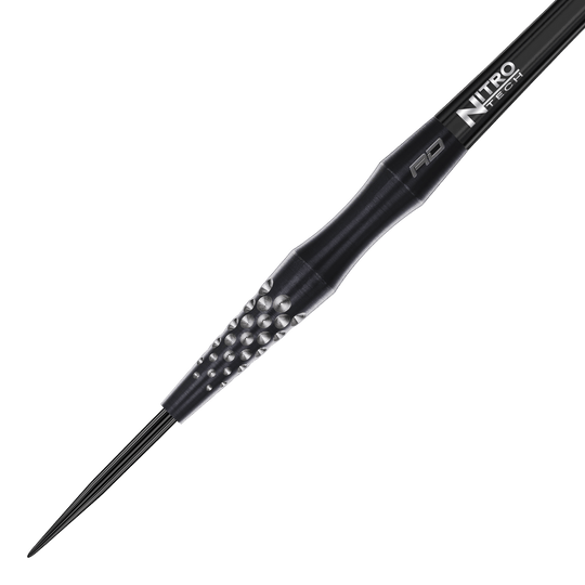 Zu sehen sind Red Dragon Connor Scutt The Sniper Steeldarts - 22g. Die Darts zeichnen sich durch ihre hohe Qualität und ihr spezielles Design aus.