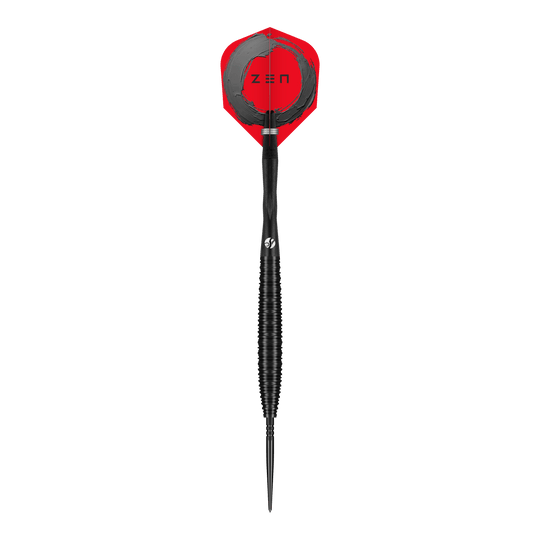 Dardi in acciaio Shot ZEN Missile Turbo Point - 23 g Auf dem Bild sind die Shot ZEN Missile Turbo Point Steeldarts - 23g abgebildet. Diese Dartpfeile besitzen ein modernes Design.